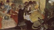 Edgar Degas Opera performance in the restaurant oil